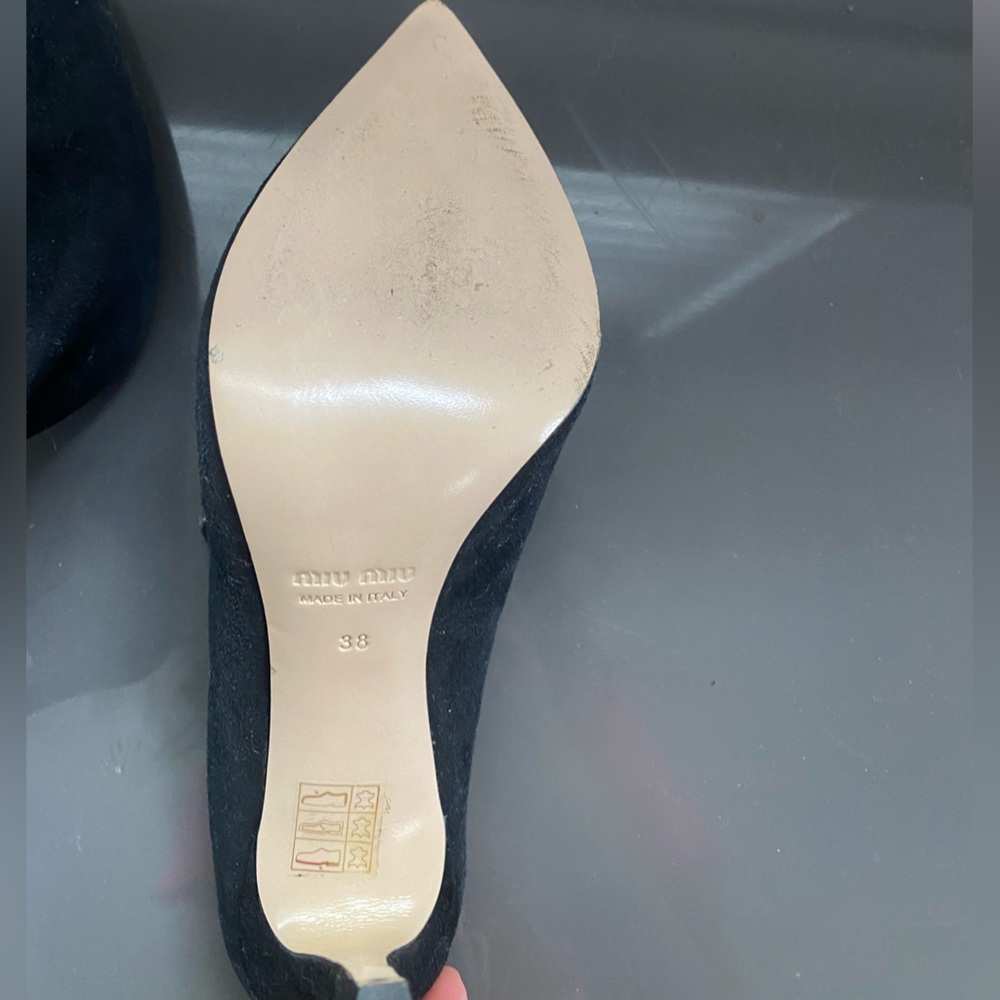 Miu Miu High Heels, Size 38 Eu= Size 7 Us, Heels … - image 6